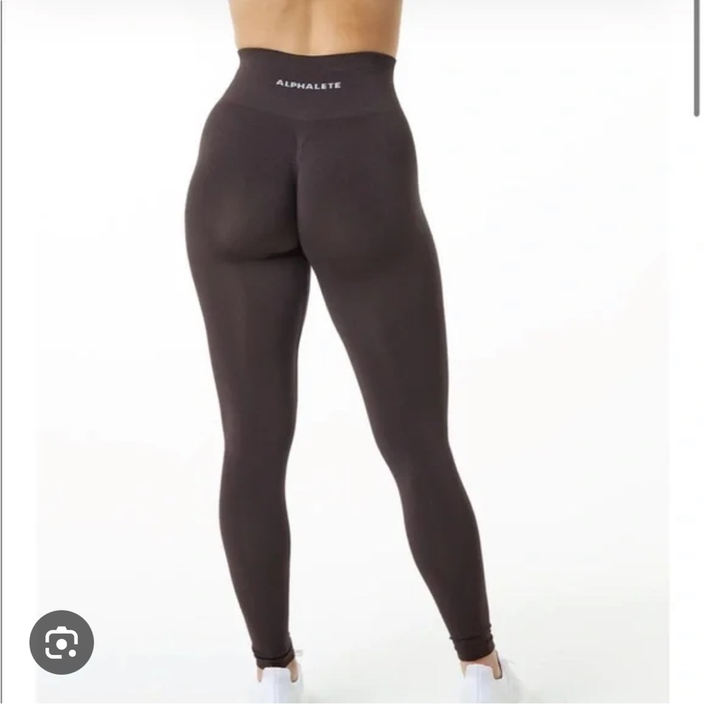 Alphalete Amplify Chocolate Brown Leggings